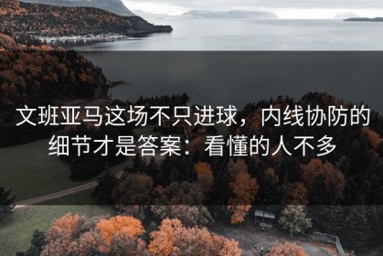 文班亚马这场不只进球，内线协防的细节才是答案：看懂的人不多
