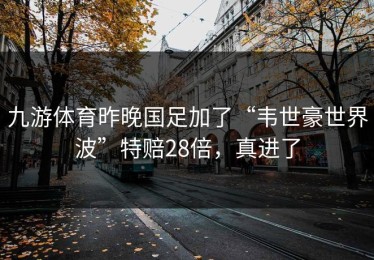 九游体育昨晚国足加了“韦世豪世界波”特赔28倍，真进了