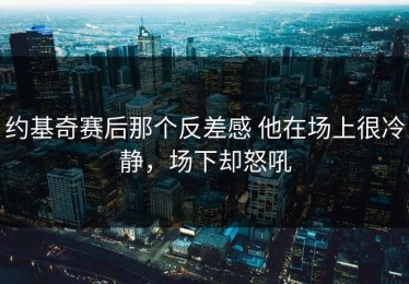 约基奇赛后那个反差感 他在场上很冷静，场下却怒吼