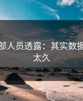 湖人内部人员透露：其实数据被忽略太久